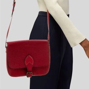 Louis Vuitton Epi Leather Cartouchiere Vintage Bag